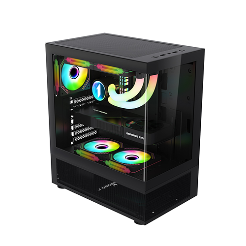 1ST Player Miku Mi7-A Black - 3x120 Fan RGB