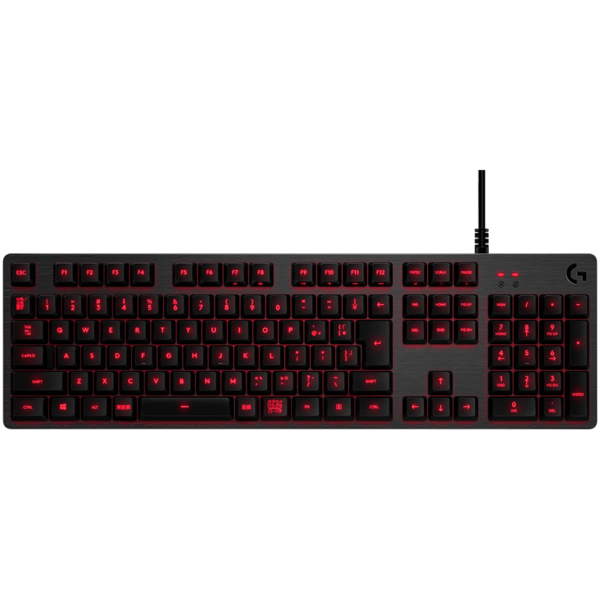 LOGITECH G413 SE Corded Mechanical Gaming Keyboard - BLACK - RUS - USB - TACTILE