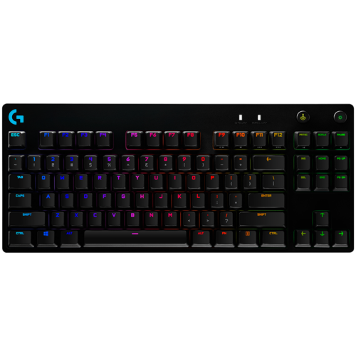 LOGITECH G PRO X TKL LIGHTSPEED Gaming Keyboard - BLACK - US INT'L - 2.4GHZ/BT - EMEA28-935 - TACTILE