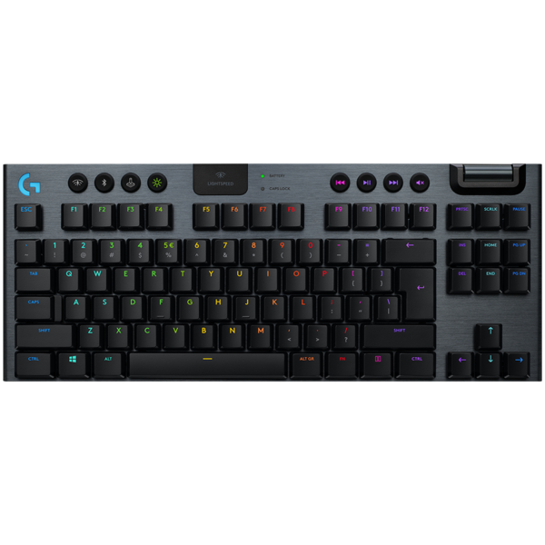LOGITECH G915 X LIGHTSPEED Wireless Gaming Keyboard - BLACK - US INT'L - 2.4GHZ/BT - N/A - EMEA28i-935 - TACTILE